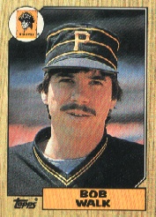 1987 Topps Baseball Cards      628     Bob Walk